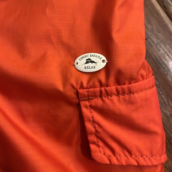 Tommy Bahama Orange Relax Windbreaker Size S - Picture 5 of 10